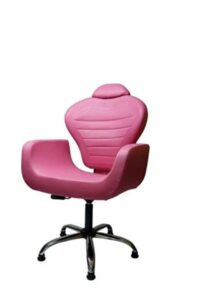 Lüks Makyaj Koltuğu - Yıldız Ayak Pembe