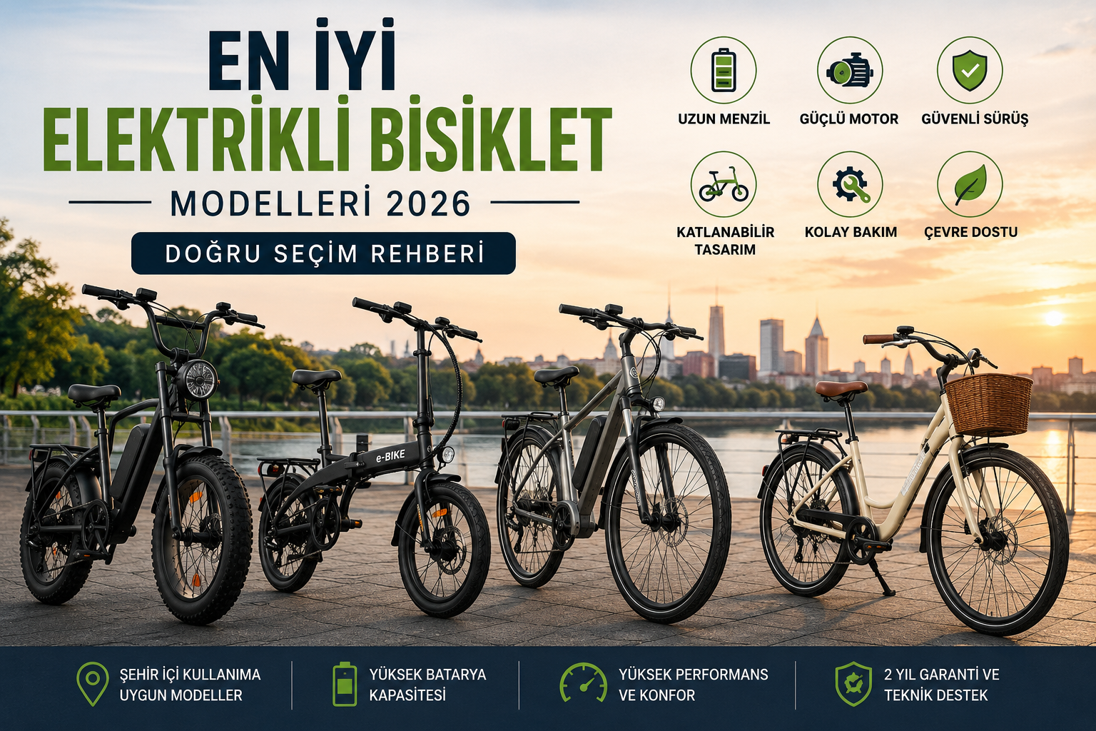 En İyi Elektrikli Bisiklet Modelleri 2026