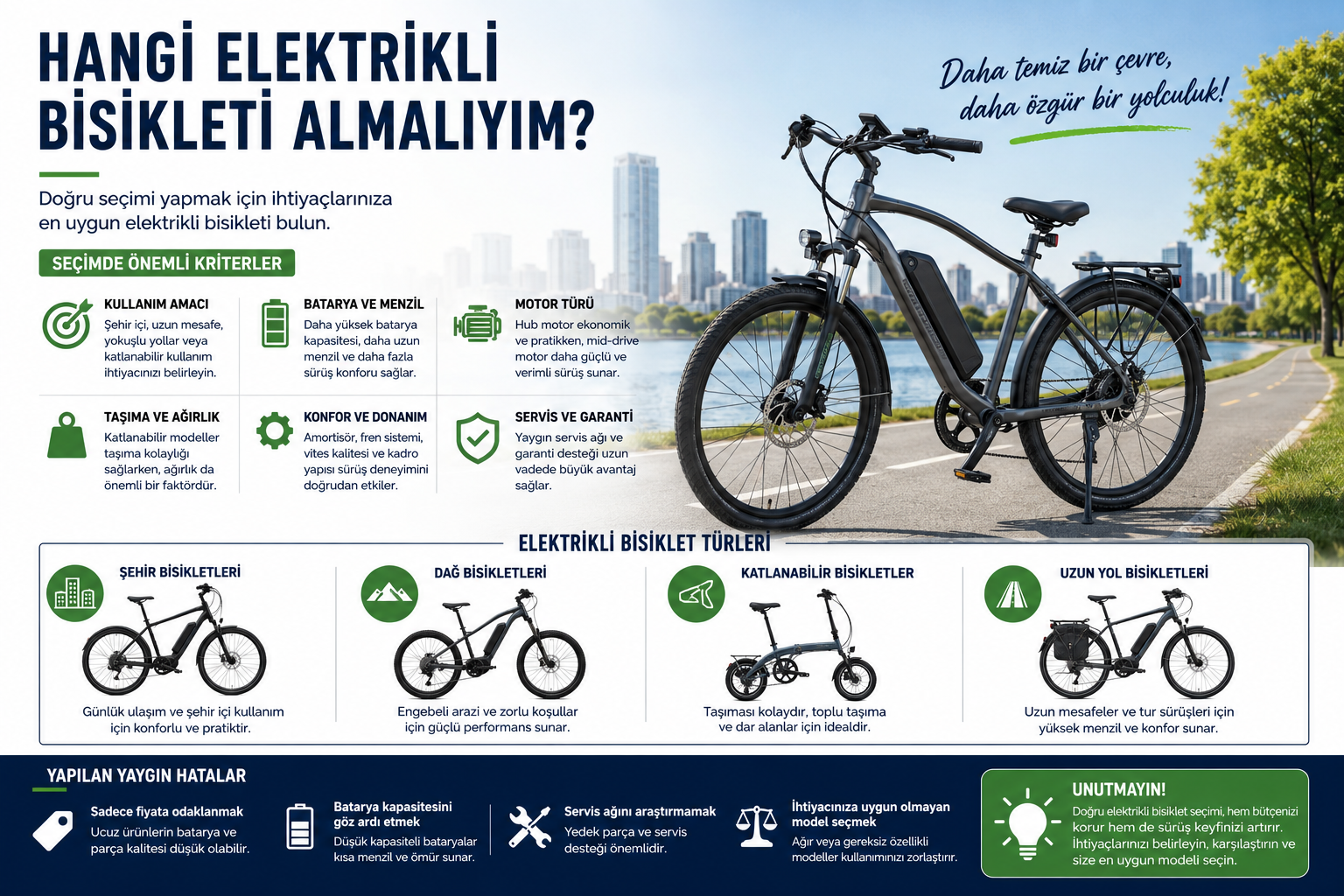 Hangi Elektrikli Bisikleti Almalıyım