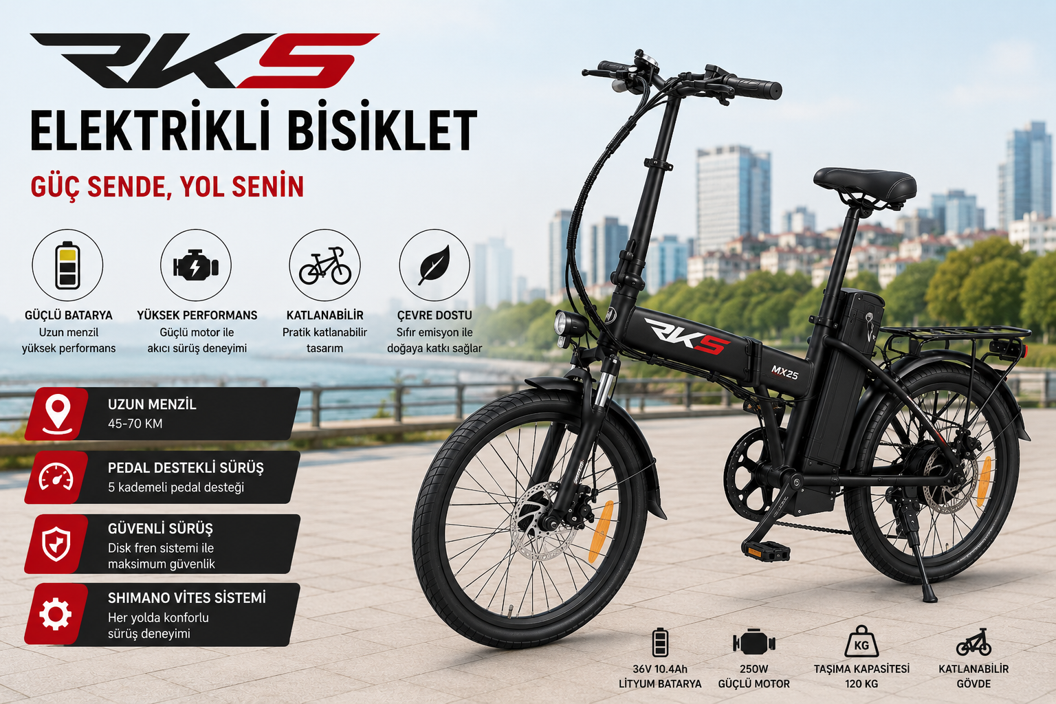 RKS Elektrikli Bisiklet modelleri