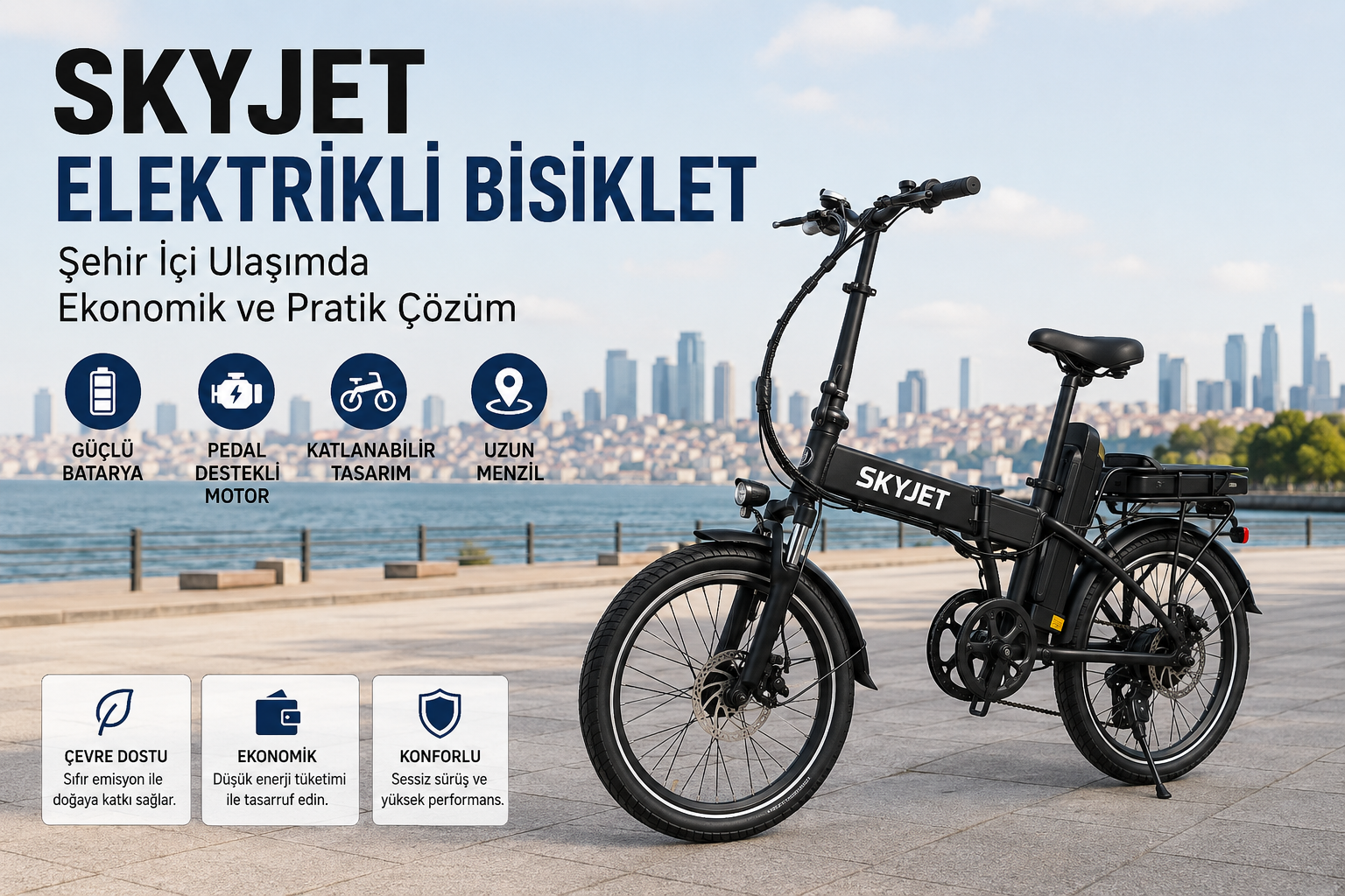 Skyjet elektrikli bisiklet modelleri