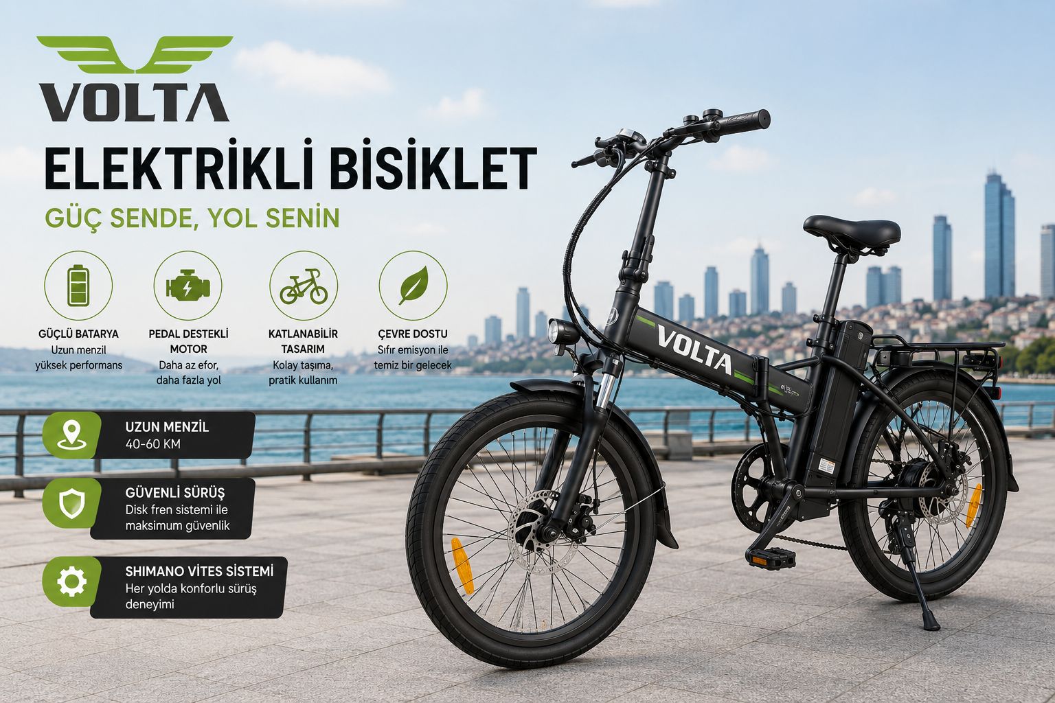 Volta elektrikli bisiklet modelleri