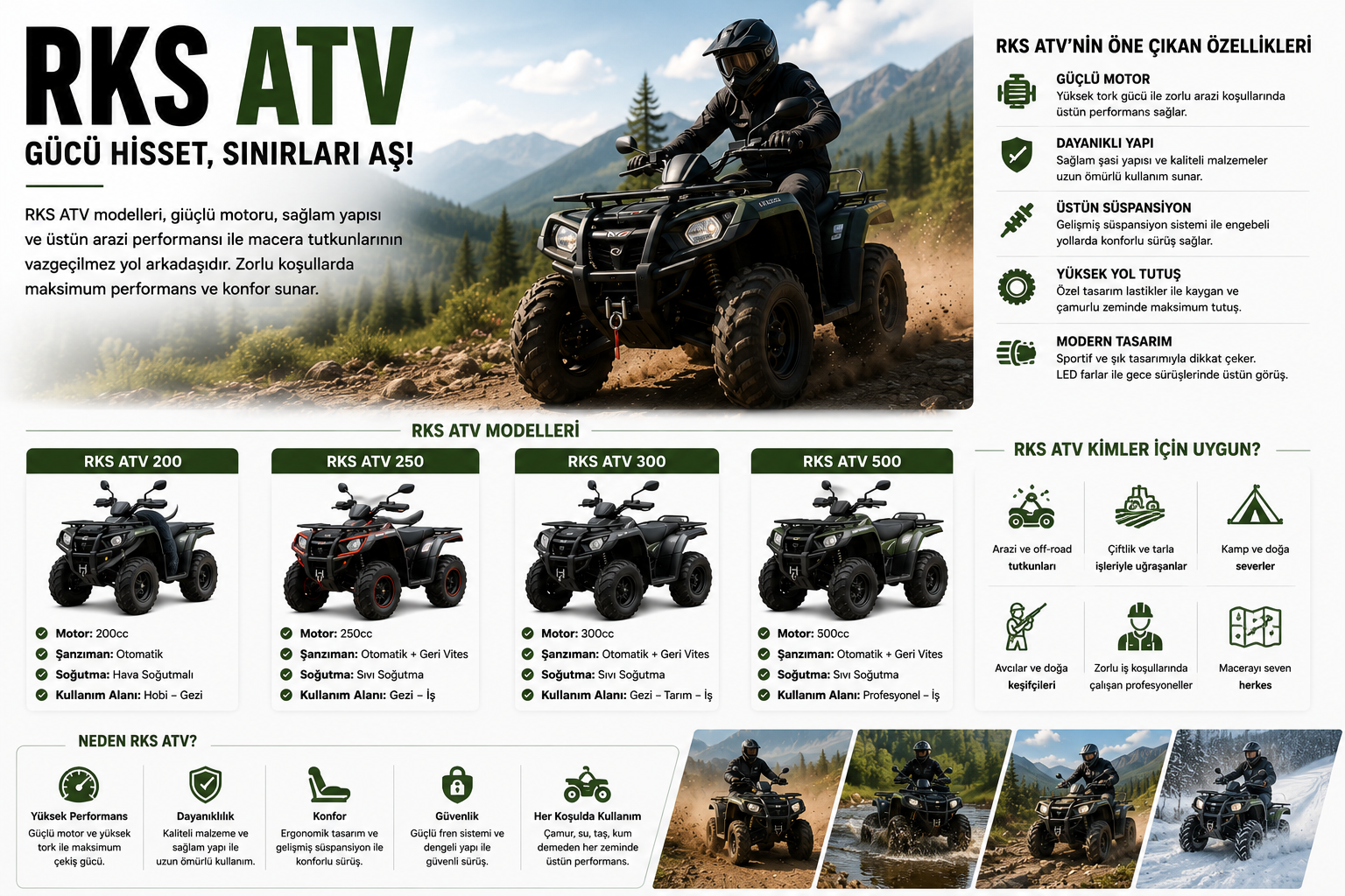 RKS ATV Modelleri ve Özellikleri 2026 Rehberi