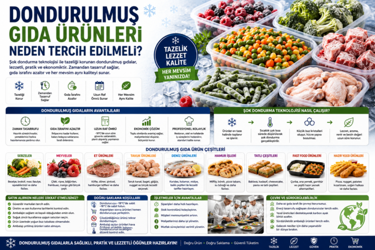 Dondurulmuş Gıda Ürünleri Neden Tercih Edilmeli