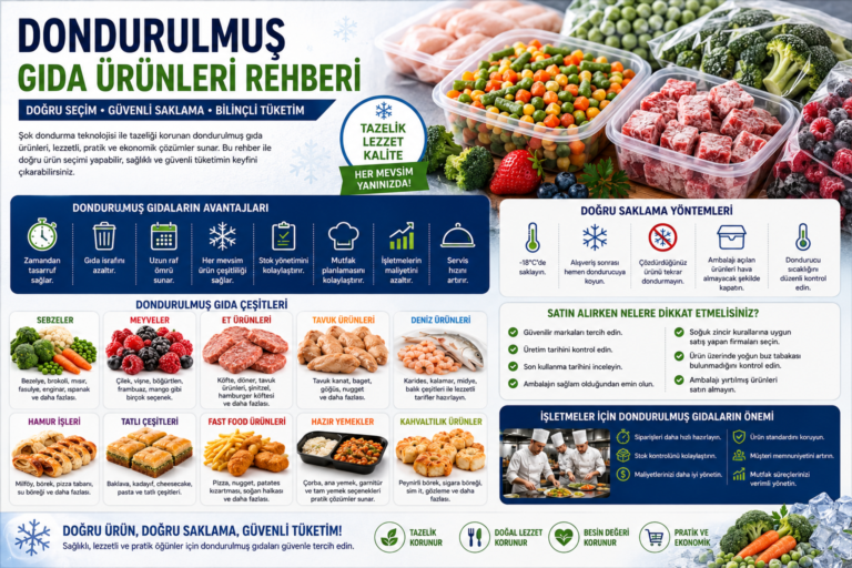 Dondurulmuş Gıda Ürünleri Rehberi