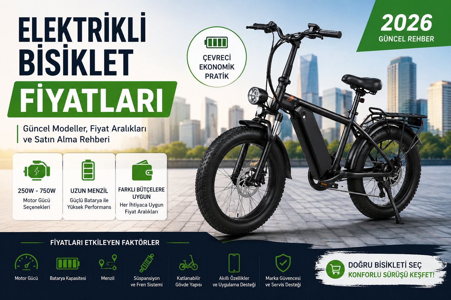 elektrikli bisiklet fiyatları